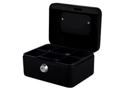 Geldkist Quantore 150x115x80mm zwart