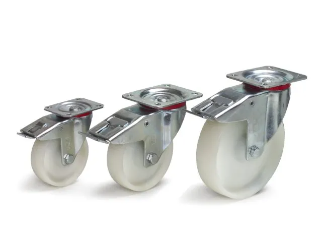 Zwenkwiel met rem 125 x 38 mm