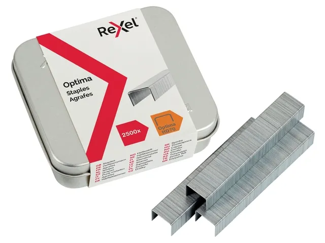 Nieten Rexel Optima nr70HD gegalvaniseerd 2500 stuks