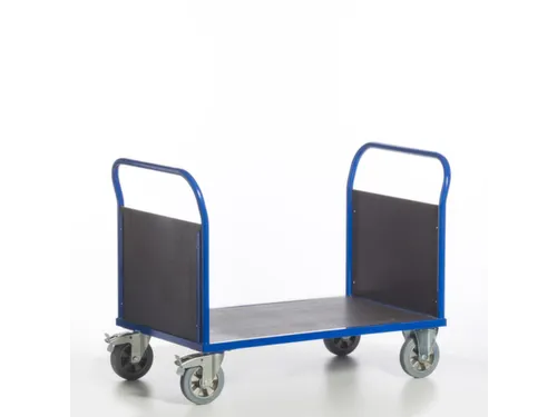 Platformwagen 1000kg Laadvlak 1200x800mm 2 Kopwanden Ral 5010