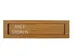 Premium Schuifbord Houtlook Niet Storen 150x40mm