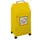 afvalverzamelaar vuurremmend 45 liter HxBxD 710x330x310mm geel