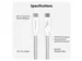 Câble Targus HyperDrive Next USB4 Type-C Performance 1,2m Blanc
