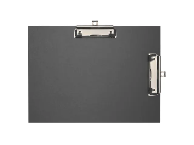 Klemplaat dubbel papier uit 4 zwart