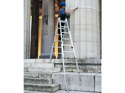 Bokladder Verstelbaar 2.35m 2x8sporten Verstelbereik 40-130/185cm
