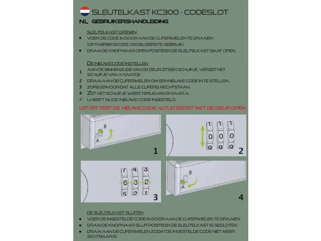 Sleutelkast grijs 20 sleutels met cijferslot