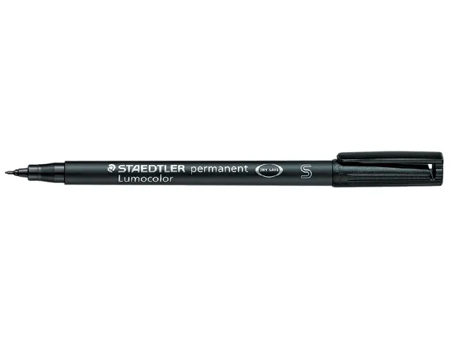 Viltstift Staedtler OHP Lumocolor 313 Zwart Super fijn 0.4mm