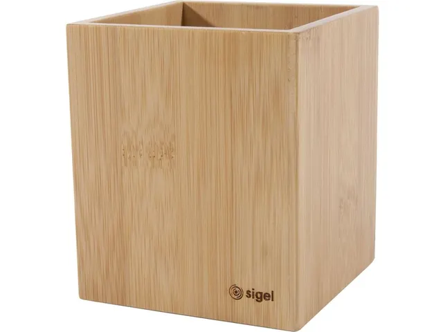 Pennenkoker EYE STYLE bamboe 92x92x106mm