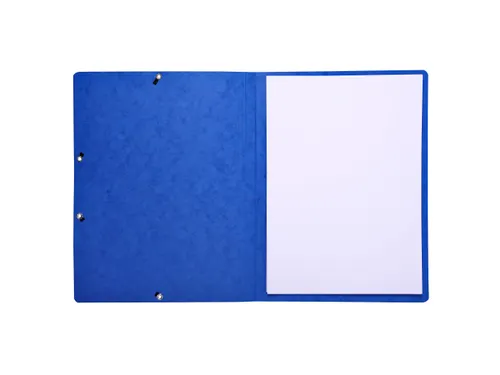 Elastomap zonder klep glanskarton 355gm² A4 Blauw