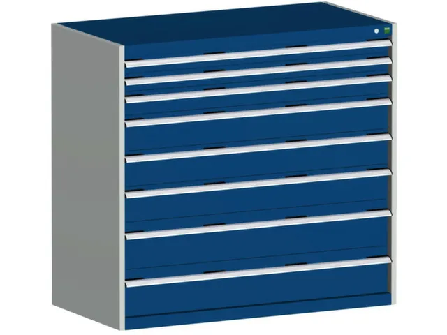 Ladekast 1200x1300x750mm 8laden 75kg Kleur RAL5010 Blauw