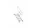 escalier industriel,estrade H 2,75m,11marches,marches P 175mm