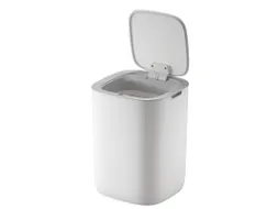 Morandi Trendy Vierkante Afvalbak Smart Sensor Bin 12 Liter Wit