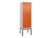 locker voor scheiding van kleding,HxBxD 2120x600x500mm,2vak
