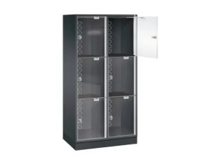 grootvolume-lockersysteem,HxBxD 1750x820x500mm,2x3vakken,cil.-slot - 2