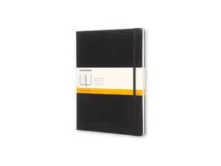 Notitieboek Moleskine XL 190x250mm lijn hard cover zwart - 1