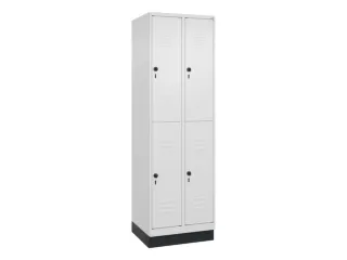 dubbeldekse locker,HxBxD 1950x600x500mm,2x2vak.,vak B 300mm - 1