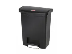 Pedaalemmer Slim Jim Step On Front Kunststof 30 Liter Zwart
