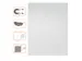 Whiteboard Nobo frameloos modulair magnetisch 60x45cm
