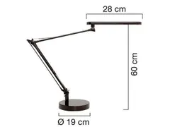 Unilux Mamboled bureaulamp LED Metaalgrijs