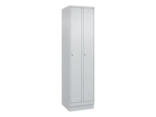 locker,HxBxD 1950x500x500mm,2vak,vak B 250mm,cil.-slot,sokkel