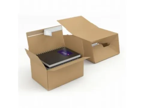 Verzenddoos Packfix 214x154x112mm Golf Bruin 20 Stuks