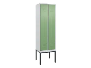 Z-garderobekast,HxBxD 2120x600x500mm,vak B 150/300mm,cil.-slot - 1