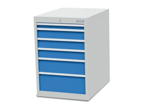 ladekast,HxBxD 819x555x736mm,6lade(n),volledig uittrekbaar
