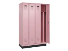 locker voor scheiding van kleding,HxBxD 1950x1200x500mm,4vak