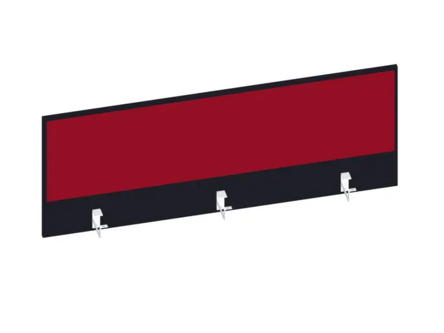 cache de banque d'accueil p. table de bureau CC-noir BN4011-rouge
