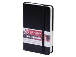 Schetsboek Talens Art Creation 80 witte vellen 140gr 90x140mm zwart