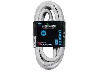 Kabel Green Mouse USB-A naar USB-C data Woven 2m - 2