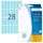 HERMA 2363 Universele etiketten 13x40mm Blauw 896 stuks