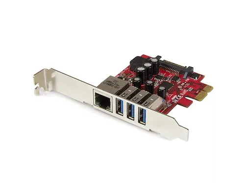3 Poort PCI Express USB 3.0 AdapterKaart