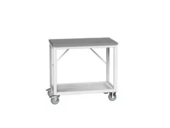 werkbank,verrijdbaar,HxBxD 930x1000x600mm,linoleumblad