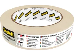 Afplaktape Scotch Basic 24mmx50m beige