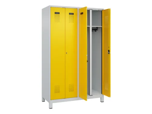 locker voor scheiding van kleding,HxBxD 1950x1200x500mm,4vak