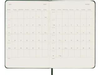 Agenda 2027 Moleskine 12M Weekly 7dag/1pagina pocket hc myrtle green - 5