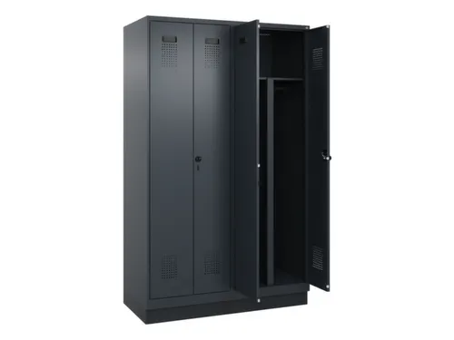 PBM-locker,HxBxD 1950x1200x500mm,4vak,vak B 300mm,draaigrendel