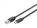 USB Type-C-aansluitkabel Type-C - A St/St 1,0m 3A 5 GB 3,0 Zwart