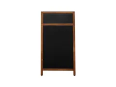 Europel Krijtstoepbord met Topbord 660 x 1280 mm Natural