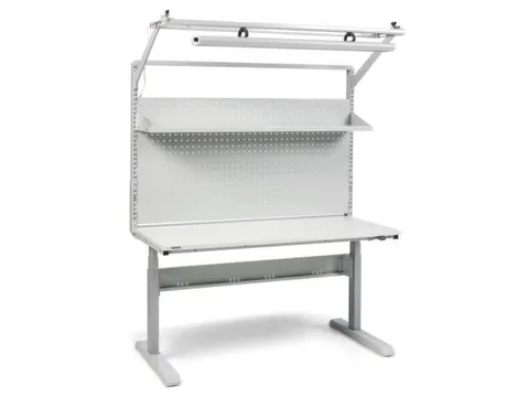 geperforeerde plaat,v. montagetafel,HxB 389x1474mm,staal