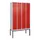 Z-garderobekast,HxBxD 2120x1200x500mm,vak B 150/300mm,draaigrendel