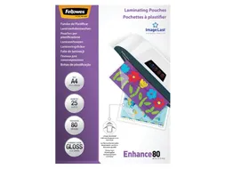 Lamineerhoes Fellowes A4 80 micron glanzend