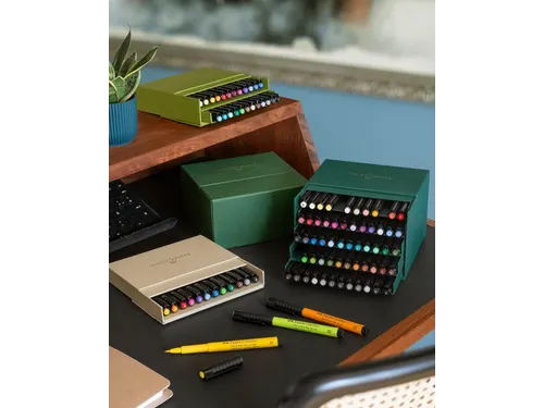 Tekenstift Faber-Castell Pitt Artist Pen Brush 60dlg studiobox