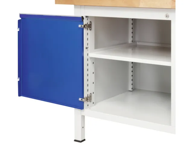 werkbank,HxBxD 840-1040x2000x900mm,beukblad,draagverm. 1250kg,4voeten