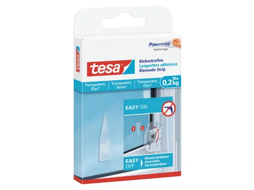 Dubbelzijdige powerstrip Tesa transparant 0.2kg