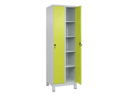 wasgoedverdeelkast,HxBxD 1950x600x500mm,vak B 300mm,draaigrendel