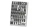 veldmagneet voor stelling,letters A-Z,DIN A4,H 43mm,magneetfolie