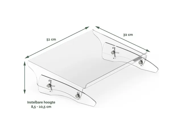 Documenthouder Verstelbaar A3 Transparant Acryl