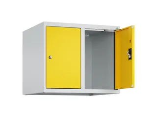 opzetkast,v. locker,2vak.,vak B 300mm,HxBxD 500x600x500mm,cilinderslot - 1
